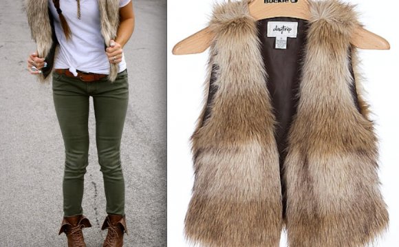 Daytrip Faux Fur Vest - $49.95