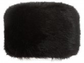 Black Faux Fur Hat